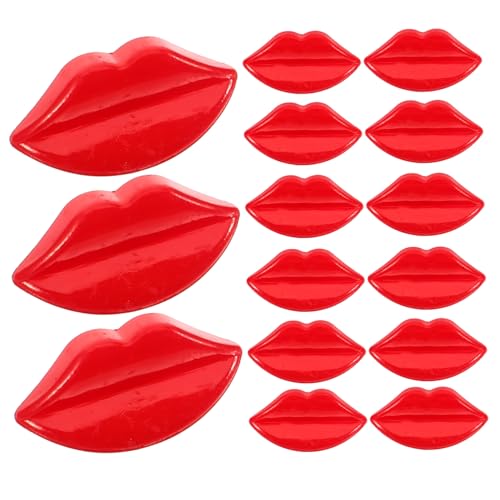 TEHAUX 100Stücke Lippenförmige Kunststoffknöpfe für DIY Bastelprojekte Charmante Accessoires für Kleidung Langlebig und Praktisch für Näharbeiten und Projekte TEHAUX 100Stücke Lippenförmige Kunststoffknöpfe für DIY Bastelprojekte Charmante Accessoires für Kleidung Langlebig und Praktisch für Näharbeiten und Projekte von TEHAUX