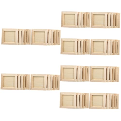 TEHAUX 12 Sätze DIY Teiliges Holz Bilderrahmen Für Bemalbare Fotohalter Hochwertigem Holz Für Kreative Bastelprojekte Und Kinderaktivitäten 6 Stück * 12 TEHAUX 12 Sätze DIY Teiliges Holz Bilderrahmen Für Bemalbare Fotohalter Hochwertigem Holz Für Kreative Bastelprojekte Und Kinderaktivitäten 6 Stück * 12 von TEHAUX