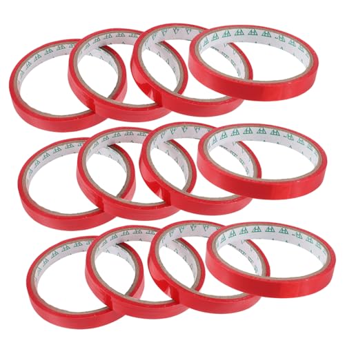 TEHAUX 12 Stück Teiliges Bunte Verpackungsbänder Breit Lang aus Reißfestem Bopp für Supermarkt Bindemaschinen Starke Klebekraft zum Sicheren Versiegeln von Obst und Gemüsebeuteln TEHAUX 12 Stück Teiliges Bunte Verpackungsbänder Breit Lang aus Reißfestem Bopp für Supermarkt Bindemaschinen Starke Klebekraft zum Sicheren Versiegeln von Obst und Gemüsebeuteln von TEHAUX