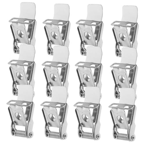 TEHAUX 12 Stück Teiliges Einbauleuchten Federclips Halterung Halteklammer für Deckenstrahler Langlebig Einfache Montage Geeignet für Wohn Geschäftsbeleuchtung von TEHAUX