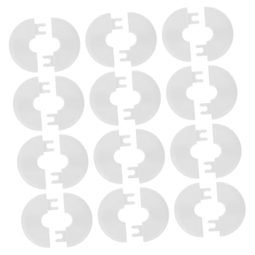 TEHAUX 12 Stück Teiliges Rohrabdeckungen Selbstklebend Loch Rohrrosette Dekorative Sanitärabdeckung für Heizungsrohre und Badinstallation Moderne Weiße Rohrverkleidung TEHAUX 12 Stück Teiliges Rohrabdeckungen Selbstklebend Loch Rohrrosette Dekorative Sanitärabdeckung für Heizungsrohre und Badinstallation Moderne Weiße Rohrverkleidung von TEHAUX