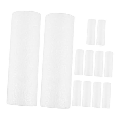 TEHAUX 12 Stück Zylinder für Bastelarbeiten Weiße DIY Schaum Rohre für Blumensträuße Kranzbasen und Architekturmodelle TEHAUX 12 Stück Zylinder für Bastelarbeiten Weiße DIY Schaum Rohre für Blumensträuße Kranzbasen und Architekturmodelle von TEHAUX