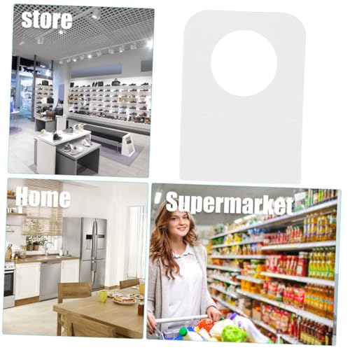 TEHAUX 1500 Stück Selbstklebende Runde Loch Aufhänger Starke Haftung PVC Haken Vielseitig Für Einzelhandel Büro Zuhause Ohne Wandbeschädigung von TEHAUX