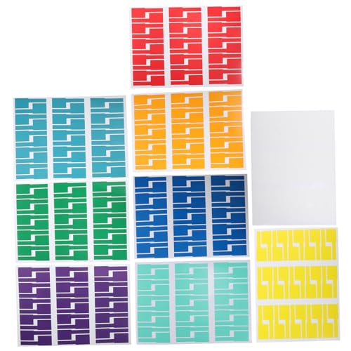 TEHAUX 18 Stück Teiliges Kabelmanagement etiketten Wasserfeste Beschreibbare Aufkleber für Stromkabel und Netzwerkkabel Starke Haftung Öl Wetterfest Geeignet für Zuhause Büro und Auto von TEHAUX