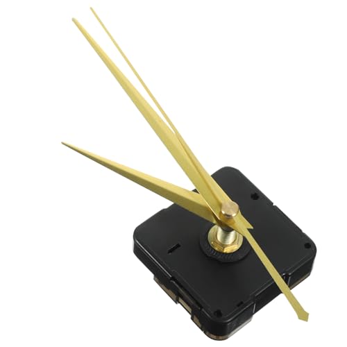 TEHAUX 1Satz Ersatz Uhrwerk Mit Goldenen Zeigern Geräuschloses DIY Wanduhr Mechanismus Reparatur Teile Für Ihre Eigene Uhr Präzise Langlebig von TEHAUX