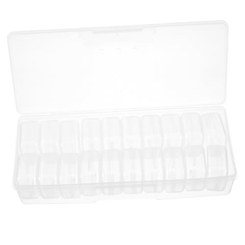 TEHAUX 1satz Mini Aufbewahrungsbox Aus Klarem Teiliges Für Schmuck Perlen Und Kleinteile Multifunktionale Organizer Mit Herausnehmbaren Fächern Für Reisen Und Bastelprojekte von TEHAUX