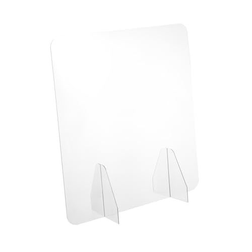 TEHAUX 1Stück Acryl Schutzplatte Für Schreibtisch Transparentes Spray Isolationsbrett Für Büro Und Essbereich Leicht Und Tragbar Für Schulkantinen von TEHAUX