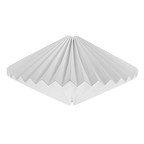 TEHAUX 1Stück Moderner Origami Lampenschirm Dekorative Deckenleuchte für Schlafzimmer und Wohnzimmer Faltbare Papierlampe Installieren Langlebiges Lampenzubehör von TEHAUX