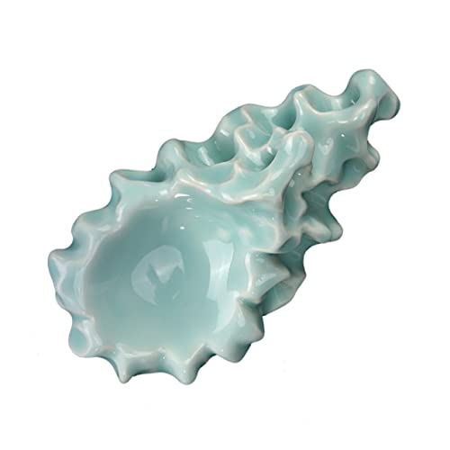TEHAUX 1stück Celadon Stifthalter Multifunktionale Kreative Keramik Brush Rack Für Kalligraphie Und Schreibpinsel Design Für Stilvolle Arbeitsumgebung von TEHAUX