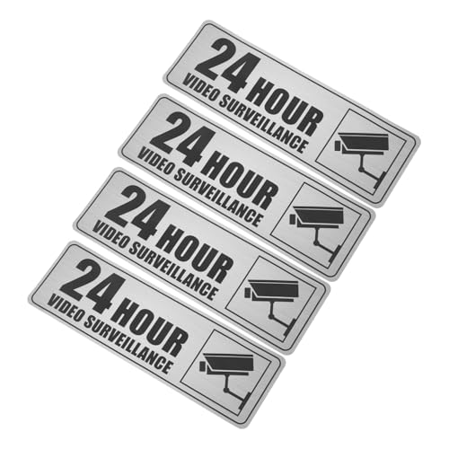 TEHAUX 2 Blätter Selbstklebende Sicherheitsaufkleber PVC Videoüberwachung Warnschild für Innen Außen Büro Gemeinschaftsbereiche Witterungsbeständig Sichtbarer Schutz TEHAUX 2 Blätter Selbstklebende Sicherheitsaufkleber PVC Videoüberwachung Warnschild für Innen Außen Büro Gemeinschaftsbereiche Witterungsbeständig Sichtbarer Schutz von TEHAUX