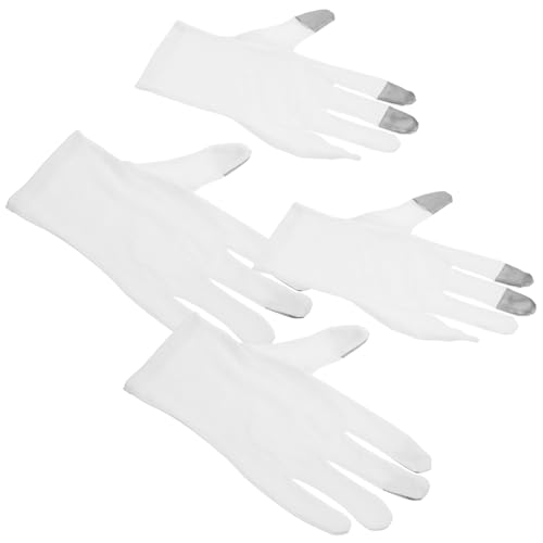 TEHAUX 2 Paare Dünne Weiße Touchscreen Handschuhe Leichte Gartenhandschuhe mit Bildschirmfunktion Vielseitig Einsetzbar Sicherer Griff Wiederverwendbar Komfortabel für Gartenarbeit und TEHAUX 2 Paare Dünne Weiße Touchscreen Handschuhe Leichte Gartenhandschuhe mit Bildschirmfunktion Vielseitig Einsetzbar Sicherer Griff Wiederverwendbar Komfortabel für Gartenarbeit und von TEHAUX