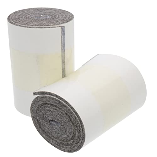TEHAUX 2 Pads Schreibtische Bodenbelag Möbel Für DIY Sofa Stuhl Selbstklebeband Schutzstreifen Stühle Schutz Hartholz Selbstklebendes Bein Zum Laminatstreifen Filz von TEHAUX