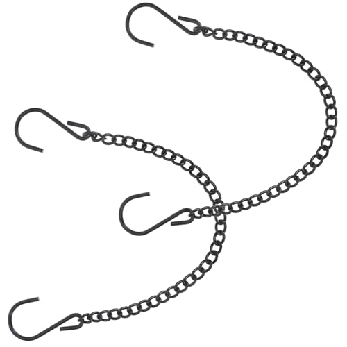 TEHAUX 2 STÜCK Schwereisen Aufhängungskette mit S Haken Robuste Metallkette zum Aufhängen von Werbeschildern Pflanzgefäßen Laternen und Dekorationen Vielseitig und Belastbar TEHAUX 2 STÜCK Schwereisen Aufhängungskette mit S Haken Robuste Metallkette zum Aufhängen von Werbeschildern Pflanzgefäßen Laternen und Dekorationen Vielseitig und Belastbar von TEHAUX