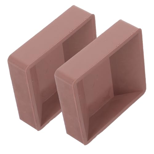 TEHAUX 2 Stck Teiliges Gummi Caster Cups für Möbelrollen Rutschfeste Stoßdämpfende Radstopper für Betten Sofas Stühle Große für Schonenden Bodenschutz von TEHAUX