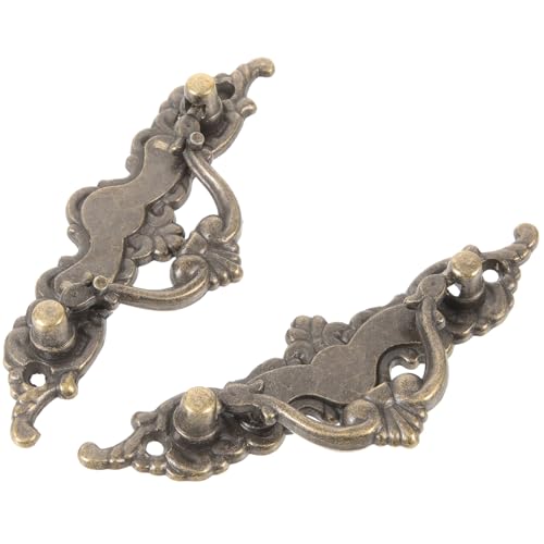 TEHAUX 2 Stck. Vintage Schrankgriffe aus Metall Antike Dresser Handles für Kommode und Küchenschränke Dekorative Leichte Möbelgriffe im Europäischen Retro Stil Einfache Montage TEHAUX 2 Stck. Vintage Schrankgriffe aus Metall Antike Dresser Handles für Kommode und Küchenschränke Dekorative Leichte Möbelgriffe im Europäischen Retro Stil Einfache Montage von TEHAUX