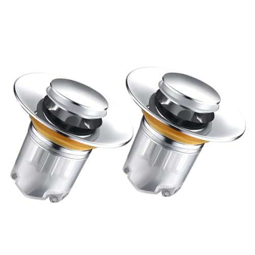 TEHAUX 2 Stück Abs Waschbecken Ablaufstopfen Press mechanismus Langlebig Rostfrei Modernes Design Passend für Badewanne und Waschtisch Ablaufsieb Verhindert Gerüche und Zufällige Farbe TEHAUX 2 Stück Abs Waschbecken Ablaufstopfen Press mechanismus Langlebig Rostfrei Modernes Design Passend für Badewanne und Waschtisch Ablaufsieb Verhindert Gerüche und Zufällige Farbe von TEHAUX