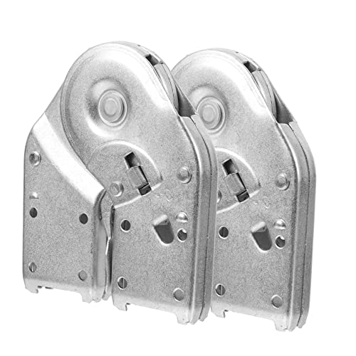 TEHAUX 2 Stück Aluminium Trittleiter Scharnier Ersatzkit für Klappleiter und Fischgrätenleiter Langlebig und Leise Geeignet für Heimwerkerprojekte und Bauarbeiten von TEHAUX
