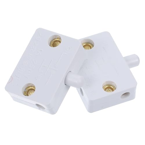 TEHAUX 2 Stück Automatischer Türschalter für Kleiderschrank LED Licht Steuerung Berührungsempfindlicher Schranktür Lichtschalter Einfache Montage Geeignet für Schrank TEHAUX 2 Stück Automatischer Türschalter für Kleiderschrank LED Licht Steuerung Berührungsempfindlicher Schranktür Lichtschalter Einfache Montage Geeignet für Schrank von TEHAUX