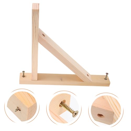 TEHAUX 2 Stück Dreieckige Wandregalhalterung Schwerlast Regalträger aus Robustem mit Verstärktem Winkel für Stabile Langlebige Unterstützung für Praktische Regalbefestigung TEHAUX 2 Stück Dreieckige Wandregalhalterung Schwerlast Regalträger aus Robustem mit Verstärktem Winkel für Stabile Langlebige Unterstützung für Praktische Regalbefestigung von TEHAUX