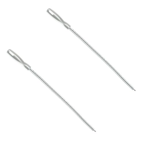 TEHAUX 2 Stück Flexibler Haarfänger aus PP für Abflussreinigung Drehbare Borsten zur Effektiven Entfernung von Verunreinigungen in Bad Küche und Waschbecken TEHAUX 2 Stück Flexibler Haarfänger aus PP für Abflussreinigung Drehbare Borsten zur Effektiven Entfernung von Verunreinigungen in Bad Küche und Waschbecken von TEHAUX