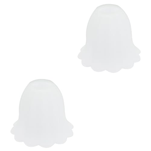 TEHAUX 2 Stück Frostglas Lampenschirm Blumenform Schraubsockel Lampenabdeckung für Wand Hängelampe Modisches Design Langlebig Weiches Licht für Wohnzimmer Schlafzimmer Büro TEHAUX 2 Stück Frostglas Lampenschirm Blumenform Schraubsockel Lampenabdeckung für Wand Hängelampe Modisches Design Langlebig Weiches Licht für Wohnzimmer Schlafzimmer Büro von TEHAUX