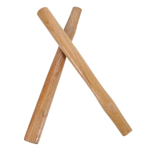 TEHAUX 2 Stück Hammerstiel Holzgriff Ersatzgriff für Klauenhammer Kugelhammer Robust Glatte Oberfläche Praktisch für Handwerk Gartenarbeiten von TEHAUX