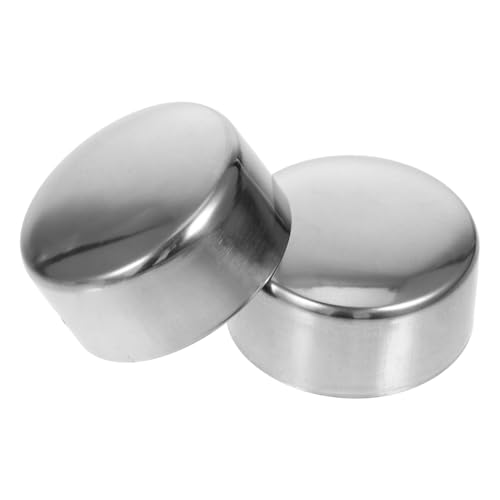 TEHAUX 2 Stück Handlauf Endkappen PVC Rund Abdeckkappen Treppengeländer Endstücke Edelstahloptik Poliert Sicher Stabil Für Treppenhandläufe Fencing Rohrstopfen TEHAUX 2 Stück Handlauf Endkappen PVC Rund Abdeckkappen Treppengeländer Endstücke Edelstahloptik Poliert Sicher Stabil Für Treppenhandläufe Fencing Rohrstopfen von TEHAUX