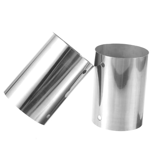 TEHAUX 2 Stück Handlaufverbinder aus Edelstahl Robustes Handlauf extension fitting Verschleißfest Hohe Tragkraft für Treppengeländer und Wandmontage Glänzend und Langlebig von TEHAUX