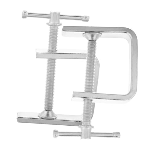 TEHAUX 2 Stück Heavy Duty G zwingen Verstellbare Schraubzwingen für Holzarbeiten und Möbelmontage Starke Hebelspannzwinge mit Spannweite für DIY und Werkbankklemmen von TEHAUX