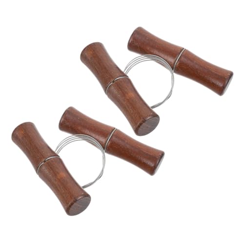 TEHAUX 2 Stück Keramik Tonschneider mit Holzgriff Tragbarer Draht Sculpting Werkzeug Kompatibel für Töpferarbeiten Einfaches Formen und Trimmen Knetmasse von TEHAUX