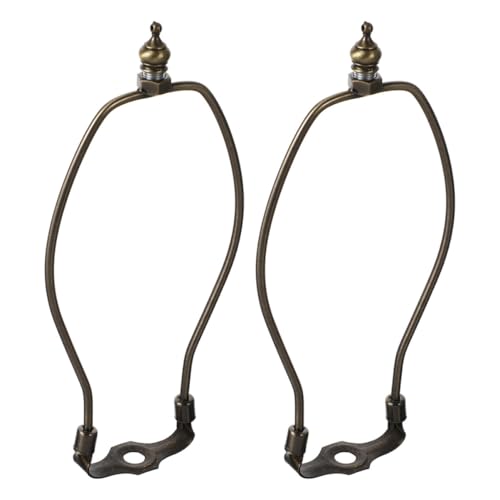 TEHAUX 2 Stück Lampenschirm Halterung für Tisch und Stehlampe Verstellbarer Lampenschirm Halter Robustem Material für Lichtinstallationen und Restaurant von TEHAUX