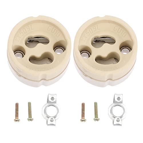 TEHAUX 2 Stück Lampensockel mit Halterung für DIY Beleuchtungsprojekte in Küche Schlafzimmer Bar Professioneller Lampenhalter und Zuverlässig Einfache Installation Kompatibel mit von TEHAUX