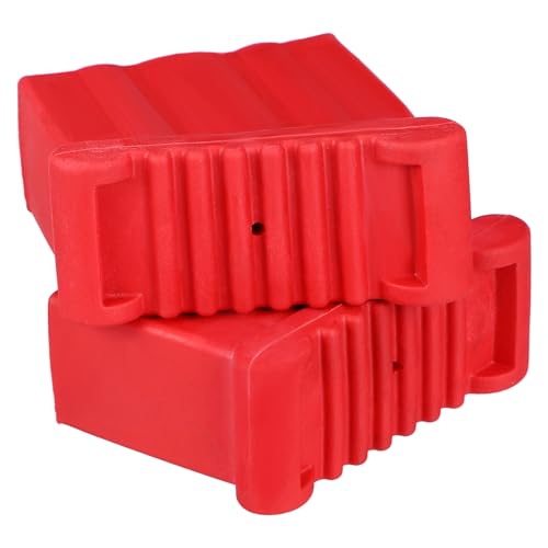 TEHAUX 2 Stück Leiterfüße Ersatzkappen Aus Gummi Für Leiterbeine rutschfeste Fußabdeckungen Schutzpolster Stufenzubehör Für Zuhause von TEHAUX