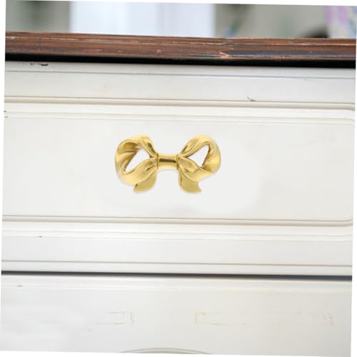 TEHAUX 2 Stück Messing Schrankknöpfe Bowknot design Langlebige Kommodengriffe Einfach zu Montieren Geeignet für Kleiderschränke Schuhschränke und Bücherregale Dekorative Möbelknöpfe TEHAUX 2 Stück Messing Schrankknöpfe Bowknot design Langlebige Kommodengriffe Einfach zu Montieren Geeignet für Kleiderschränke Schuhschränke und Bücherregale Dekorative Möbelknöpfe von TEHAUX