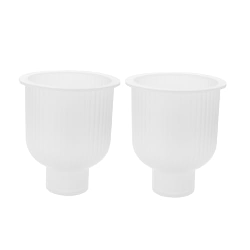 TEHAUX 2 Stück Moderne Vasen Silikonformen Blumenvase Silikon Gussformen Silikon Epoxid Set Blumentopf Vasenform Harz Heimformen Vasenhalter Herstellungsform Harzform von TEHAUX