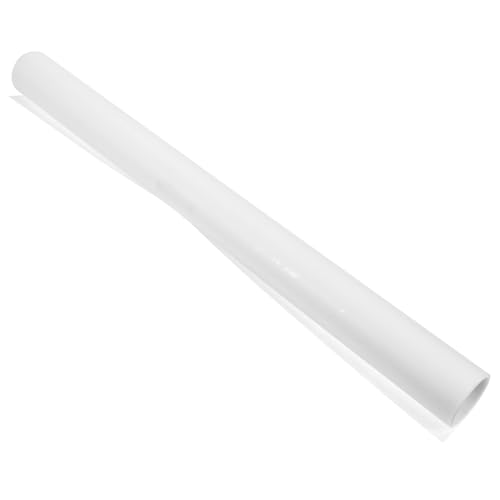 TEHAUX 2 Stück PVC Lampenschirm Materialfolie Breit Weiß mit Dekorativem Muster für DIY Lampenschirme Lichtundurchlässig und Augenschonend Robust und Einfach Anzubringen von TEHAUX
