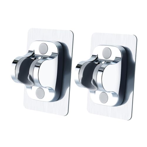 TEHAUX 2 Stück Punch Duschkopfhalter Verstellbare Brausehalterung mit Starkem Klebepad Duschkopf Basis Einfache Montage ohne Bohren für Badezimmergebrauch TEHAUX 2 Stück Punch Duschkopfhalter Verstellbare Brausehalterung mit Starkem Klebepad Duschkopf Basis Einfache Montage ohne Bohren für Badezimmergebrauch von TEHAUX