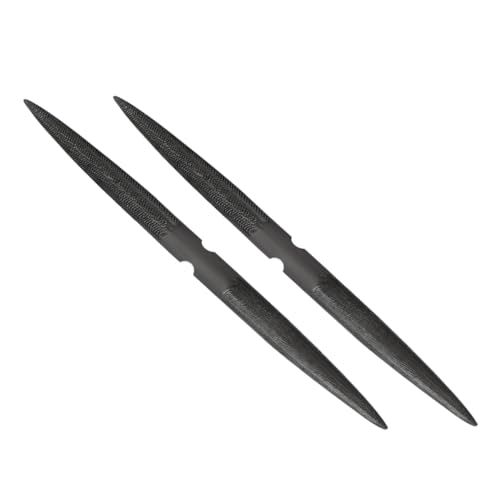 TEHAUX 2 Stück Schnitzwachsfeile Schmuck Und Juwelierfeilen Polymer Ton Werkzeuge Wachsschnitzwerkzeuge Doppelseitige Wachsfeile Wachsschnitzer Schmuckfeile Wachsschnitzstift von TEHAUX