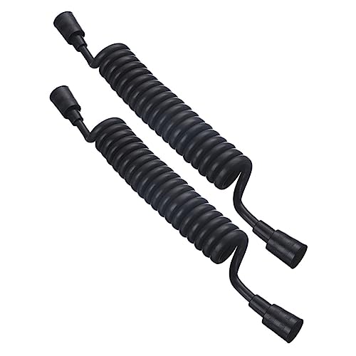 TEHAUX 2 Stück Schwarzer Duschschlauch Verlängerung Flexibler Brauseschlauch Sprayer Verbindungsschlauch Korrosionsbeständig und Rostfrei für Badezimmer Dusche TEHAUX 2 Stück Schwarzer Duschschlauch Verlängerung Flexibler Brauseschlauch Sprayer Verbindungsschlauch Korrosionsbeständig und Rostfrei für Badezimmer Dusche von TEHAUX