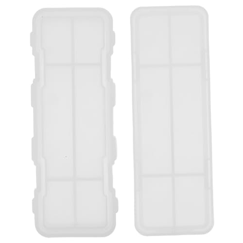 TEHAUX 2 Stück Silikonform für Stiftbox Wiederverwendbare Silikonmold für Gießen Dekorative Aufbewahrungsbox für DIY Langlebig und Einfach zu Bedienen von TEHAUX