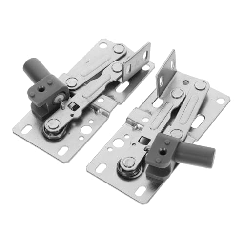 TEHAUX 2 Stück Soft Close Möbel Scharniere Absenkbar Dämpfer Schranktür Scharniere für Schuhschrank Möbelbeschläge Robust Eisen Material Einfache Montage von TEHAUX