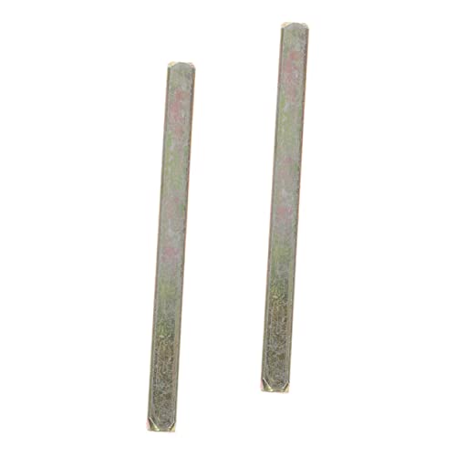 TEHAUX 2 Stück Teiliges Türgriff Achsen Quadratisch Vintage Stil Türgriff Ersatzspindel aus Verzinktem Eisen Robuste Türbeschlag Ersatzteile für Alte Türknöpfe Einfache Montage von TEHAUX