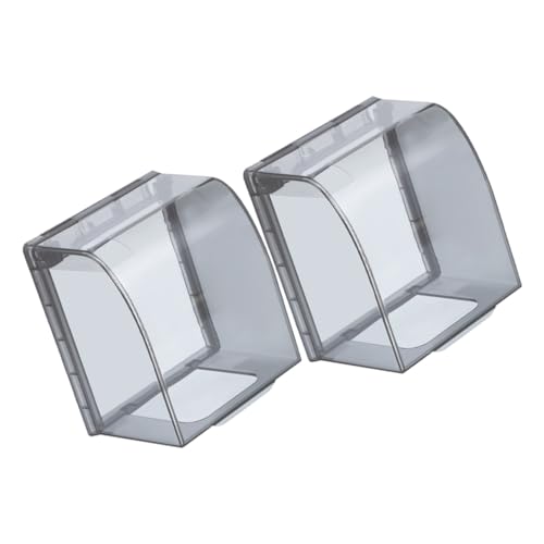 TEHAUX 2 Stück Teiliges Wasserdichtes Steckdosenschutz Selbstklebender Wandabdeckung Transparente Schutzbox für Badezimmer und Wohnraum Spritzwasserfeste Verschleißfeste TEHAUX 2 Stück Teiliges Wasserdichtes Steckdosenschutz Selbstklebender Wandabdeckung Transparente Schutzbox für Badezimmer und Wohnraum Spritzwasserfeste Verschleißfeste von TEHAUX