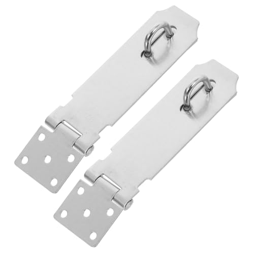 TEHAUX 2 Stück Türschloss Riegel Teiliges Set Passend für Schränke Tore Robust und Langlebig mit Montageschrauben Kompakt und Tragbar für Innen und Außenbereich von TEHAUX
