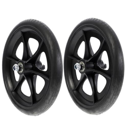 TEHAUX 2 Stück Vorderrad Flexibles Ersatzrad für Hochbelastbares Zubehör Kompatibel mit Rollatoren und Gehhilfen Schwarz TEHAUX 2 Stück Vorderrad Flexibles Ersatzrad für Hochbelastbares Zubehör Kompatibel mit Rollatoren und Gehhilfen Schwarz von TEHAUX