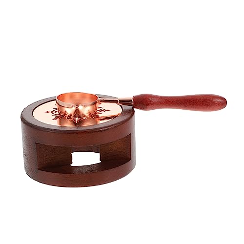 TEHAUX 2 Stück Wachsschmelzer mit Holzgriff Tragbarer Wachs Schmelzofen für Siegelstempel und Kreative Einladungen für Hochzeiten und Retro Briefgestaltung TEHAUX 2 Stück Wachsschmelzer mit Holzgriff Tragbarer Wachs Schmelzofen für Siegelstempel und Kreative Einladungen für Hochzeiten und Retro Briefgestaltung von TEHAUX