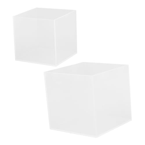 TEHAUX 2 Stück Würfel Probenform DIY Kunst Epoxidform Quadratische Formen Silikon Epoxid Würfelformen Silikon Gussformen Würfel Silikonform Quadratische Silikonformen Große TEHAUX 2 Stück Würfel Probenform DIY Kunst Epoxidform Quadratische Formen Silikon Epoxid Würfelformen Silikon Gussformen Würfel Silikonform Quadratische Silikonformen Große von TEHAUX
