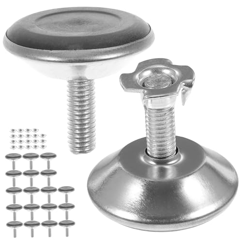 TEHAUX 20 Sätze Teiliges Verstellbare Möbelfüße mit Vierkantmuttern Höhenverstellbare Nivellierschrauben für Tische Stühle Schränke Langlebige Möbelverstellung für Esszimmer und Büro TEHAUX 20 Sätze Teiliges Verstellbare Möbelfüße mit Vierkantmuttern Höhenverstellbare Nivellierschrauben für Tische Stühle Schränke Langlebige Möbelverstellung für Esszimmer und Büro von TEHAUX