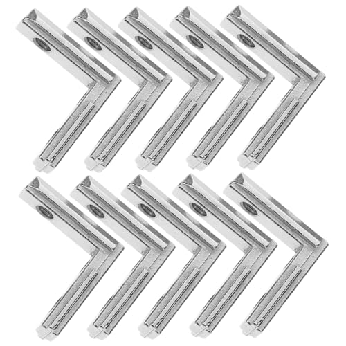 TEHAUX 20 Sätze Zinklegierung Profilverbinder Winkel Eckverbinder für Aluminiumprofile Robust Rostbeständig Vielseitig für Cnc Maschinen Robotik DIY Projekte Geeignet TEHAUX 20 Sätze Zinklegierung Profilverbinder Winkel Eckverbinder für Aluminiumprofile Robust Rostbeständig Vielseitig für Cnc Maschinen Robotik DIY Projekte Geeignet von TEHAUX