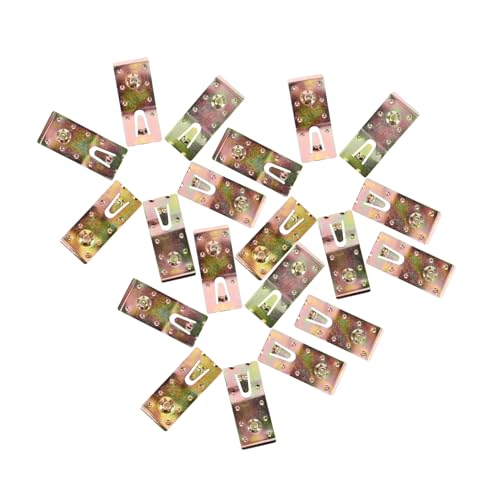 TEHAUX 20 Stück Palettenregal Sicherheitsclip aus Verzinktem Robustes Palettenregal Sicherungsstift mit Einfacher Montage Verschleißfest und Erhöht die Lagerhaussicherheit von TEHAUX